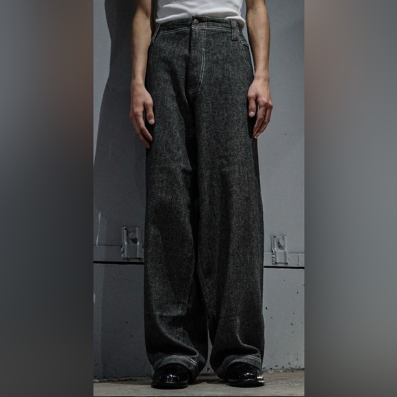 Vintage Hoodswear Baggy Y2K Denim Jeans - Picture 7 of 9